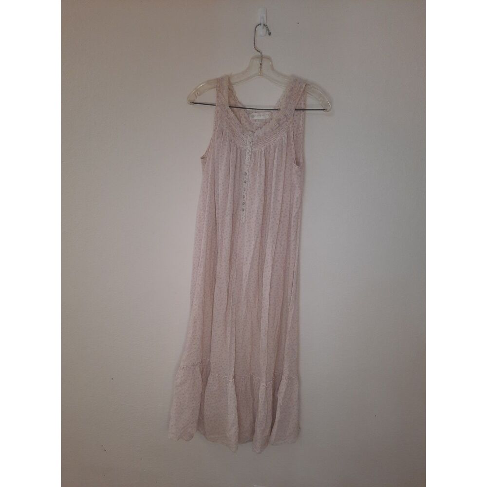 Eileen West Sleeveless Long Nightgown